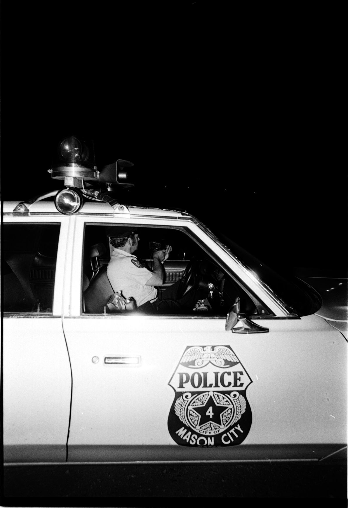 Police use hand held radar